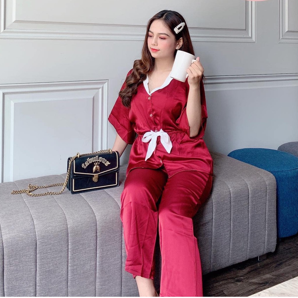 Đồ bộ pijama Lụa Kimono