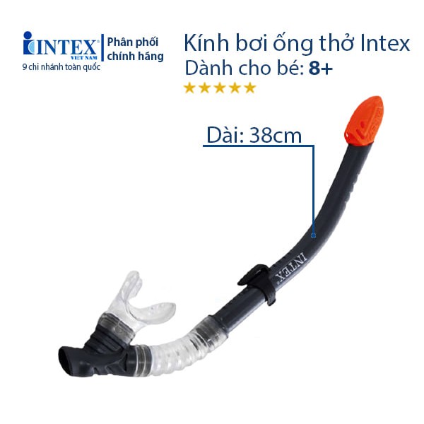 Kính bơi ống thở cao cấp INTEX 55648