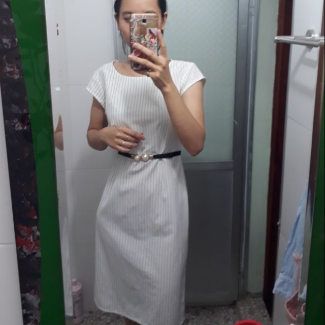Combo Đầm sọc suông thuthuy