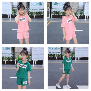 Set Đồ Thể Thao Phong Cách Hàn Quốc Cho Bé Gái
