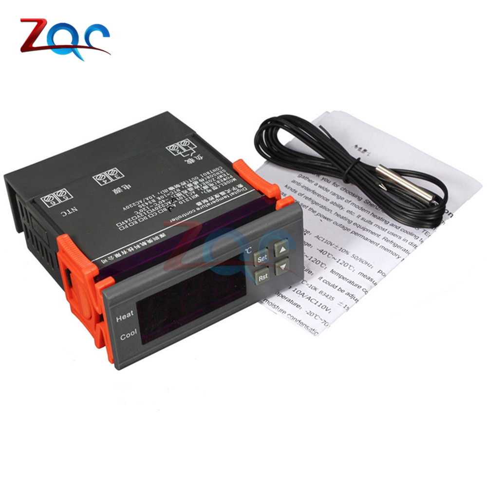 Rơ Le Điều Khiển Nhiệt Độ Lồng Ấp STC-1000 DC 12V 24V AC 110V 220V 10A