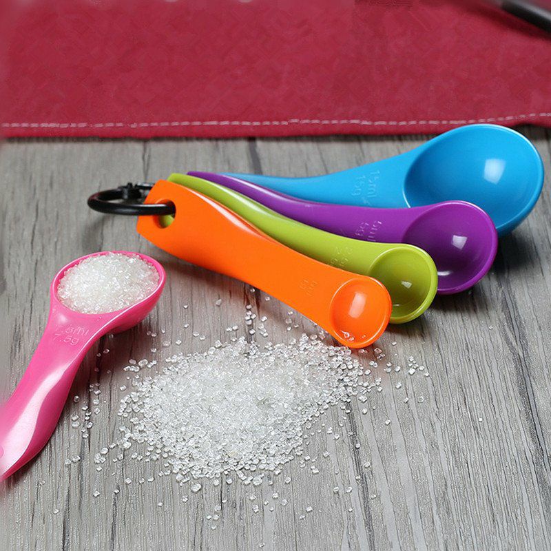 Bộ 5 muỗng đo lường gia vị bằng nhựa cao cấp