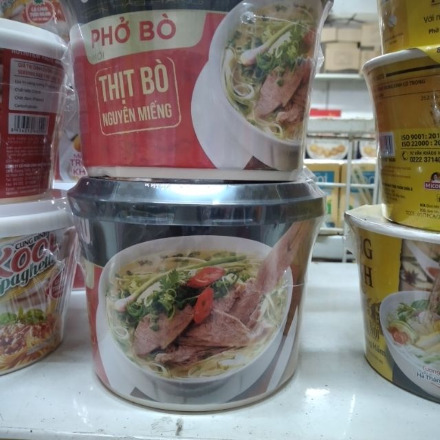 Phở bò Chin-Su thịt thật