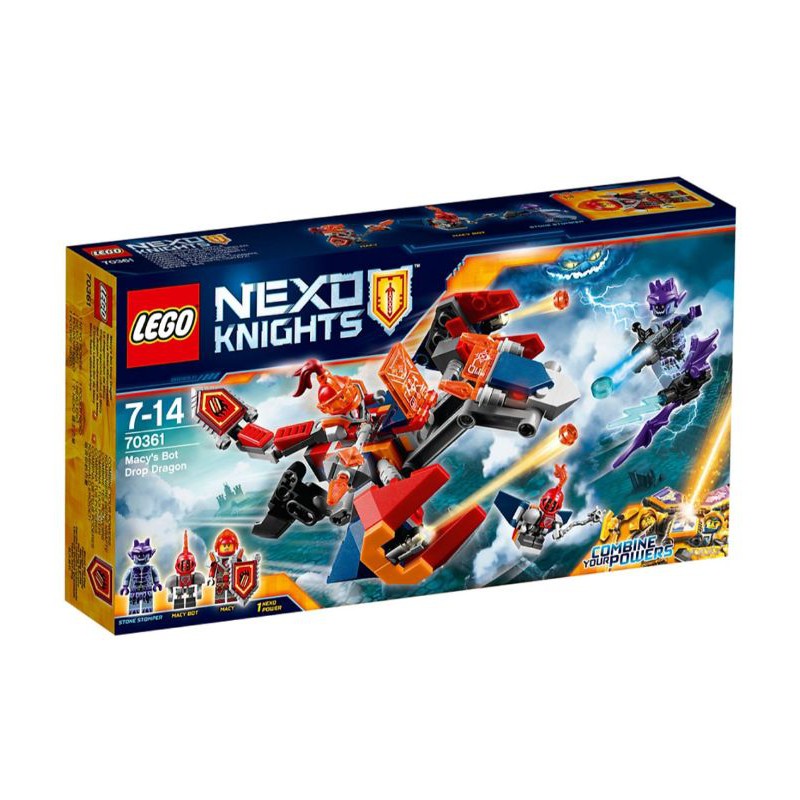 Đồ chơi Lego Nexo Nights - Rồng robot bay của Macy - 70361 (153pcs)