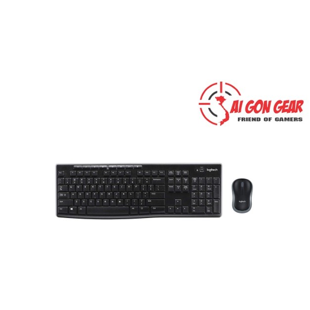 Bộ bàn phím và chuột Logitech Keyboard + Mouse WL MK270R