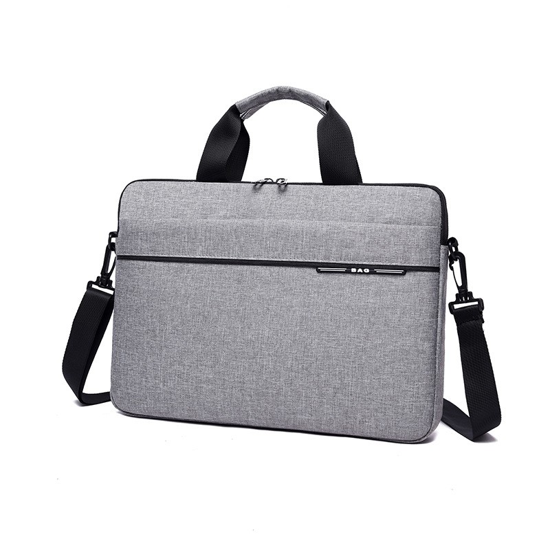 Cặp đựng laptop, macbook 13, 14, 15, 15.6 inch chống sốc, chống nước, có đai gài hành lý phía sau - FPT BAGS