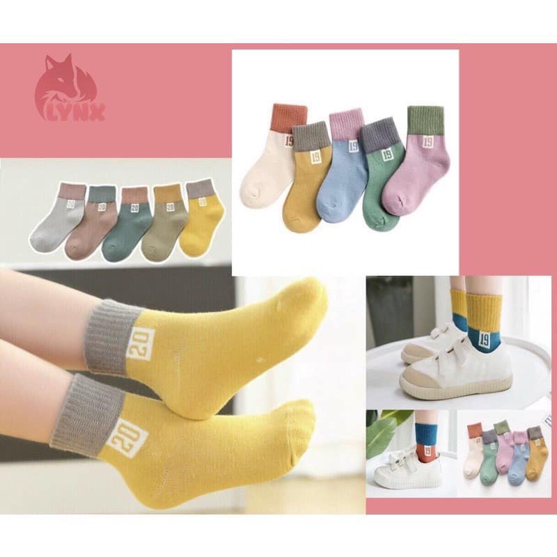 SET 10 ĐÔI TẤT CAO CỔ ĐÁNH SỐ 19-20 CHO BÉ