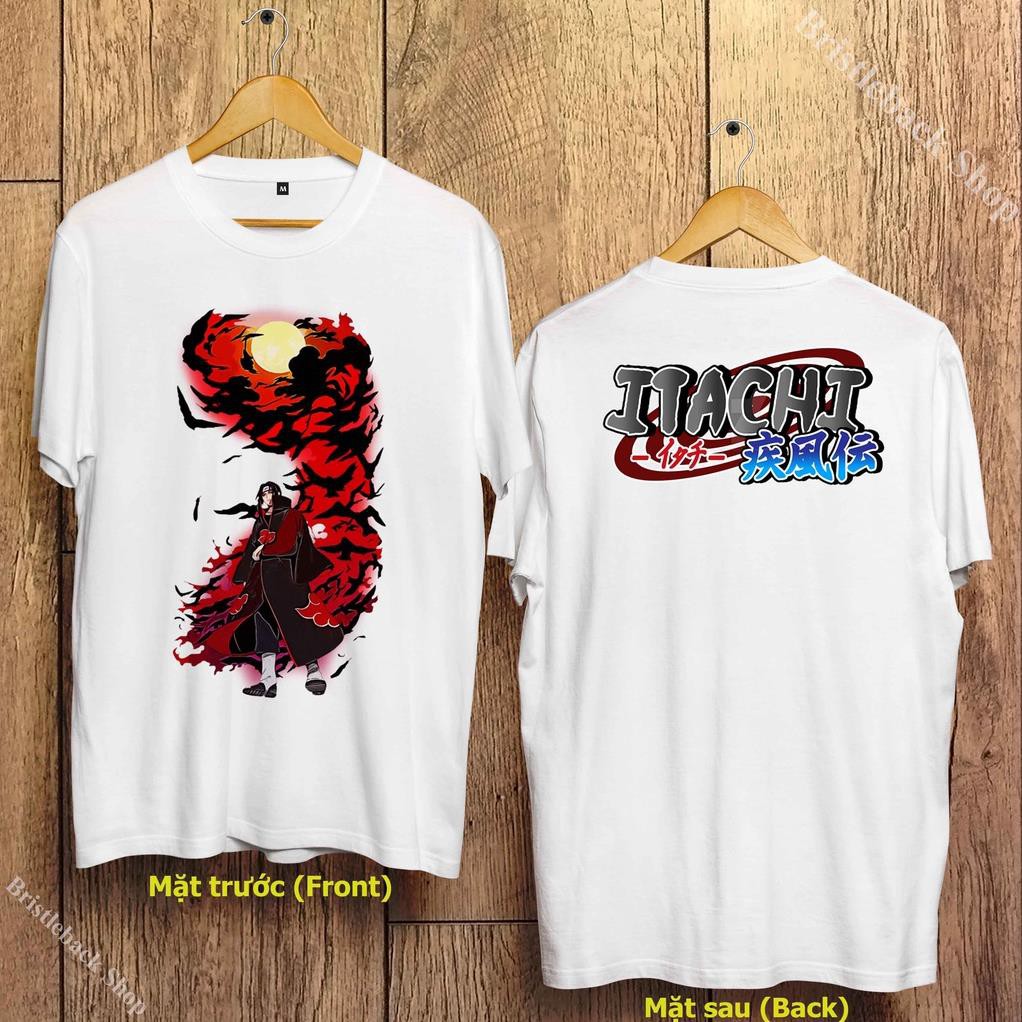 [UY TÍN]🎀 Áo Uchiha Itachi - Áo Naruto - Itachi T-Shirt - Akatsuki T-Shirt siêu rẻ - UIC-013