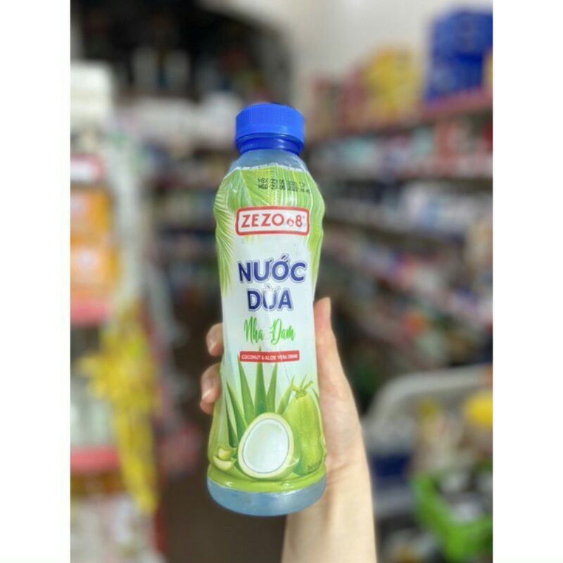 1 lốc 6 chai nước 🍈 dừa nha đam  zero68