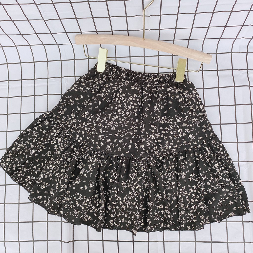 Chân Váy Hoa Nhí Vintage Hai Lớp 🐷FREESHIP🐷 Chân Váy Ngắn Phong Cách Hàn Quốc LAVUSA Chất Vải Voan Nhật CV17 | BigBuy360 - bigbuy360.vn