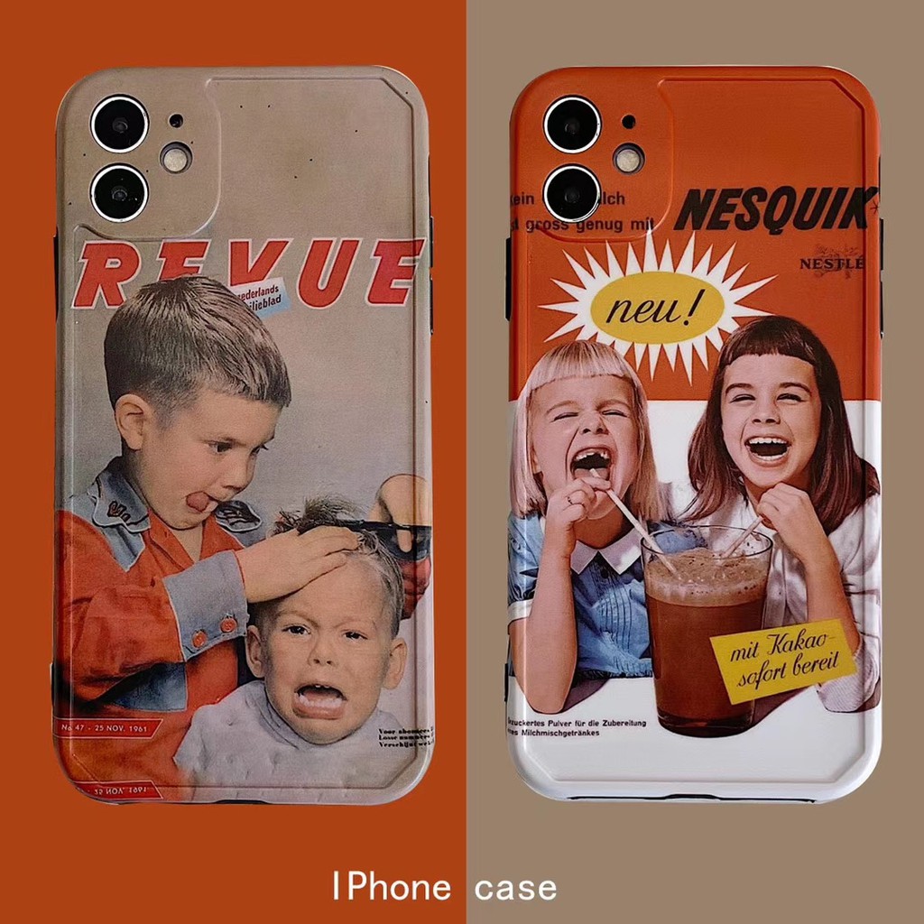 Funny kid iPhone 7 8 SE2 plus X XS XR XSmax 11 Pro Promax  soft phone case COD