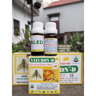 Combo 2 bẫy, thuốc trị Ruồi vàng đục trái