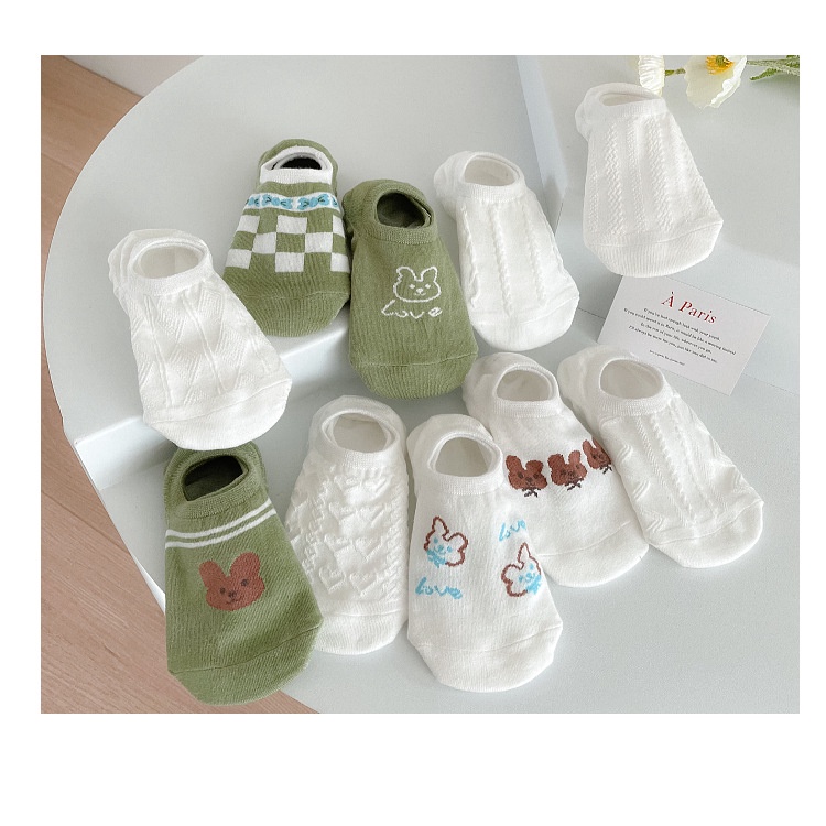 Tất hài nữ lolita cổ ngắn, vớ mang trong giày rất gọn hàn quốc