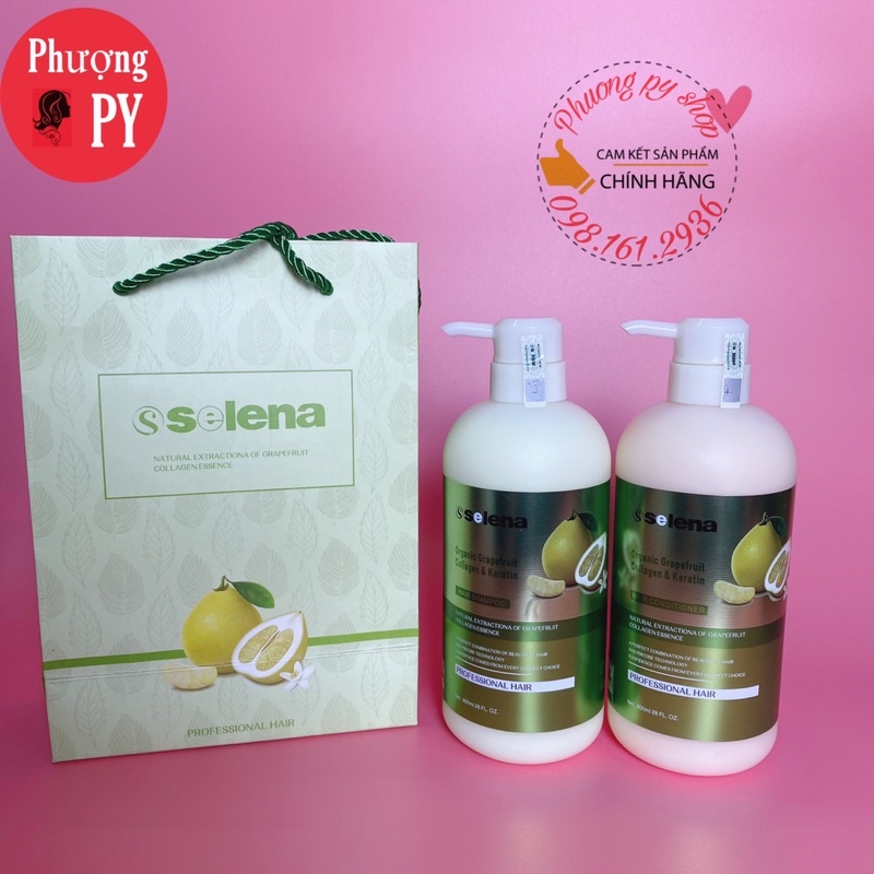 DẦU GỘI - DẦU XẢ BƯỞI SELENA NHẬP KHẨU 800ML | BigBuy360 - bigbuy360.vn