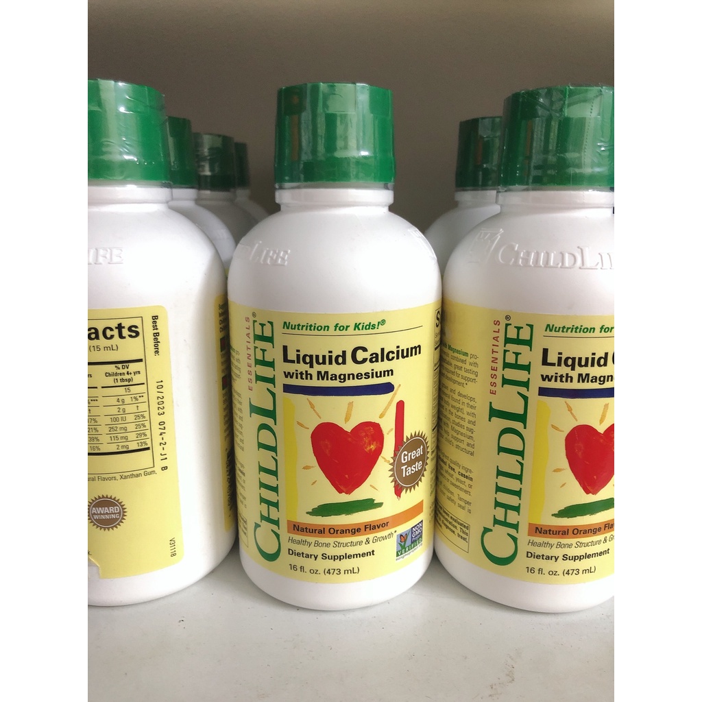 Siro cho trẻ Child Life Liquid Calcium And Magnesium