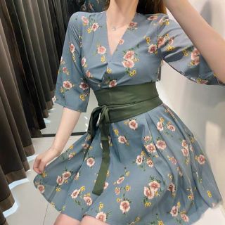 Có sẵn Đầm kimono cách tân có bigsize