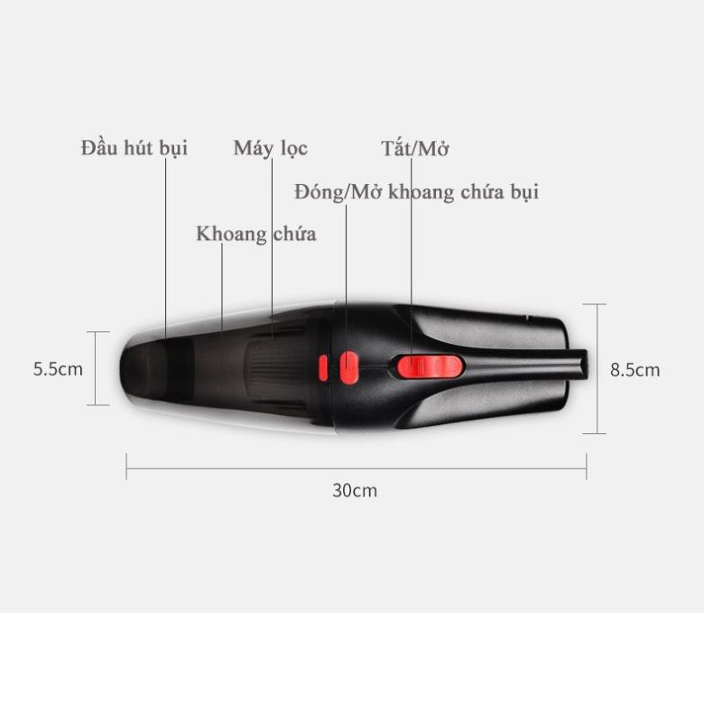 [Mua Nhiều Giảm Giá] Máy hút bụi cầm tay không dây 120W AIKESI