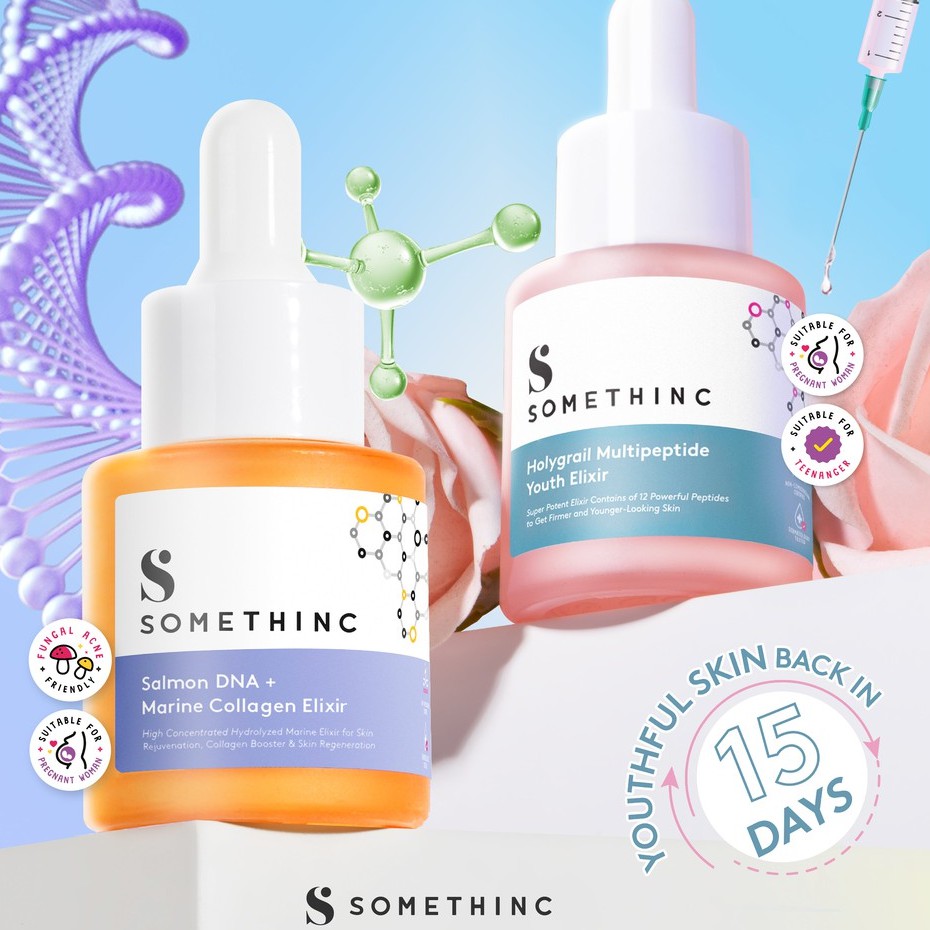 (Hàng Mới Về) Serum Somethinc Salmon Dna + Marine Collagen & Holygrail Multipeptide Elixir Chống Lão Hóa