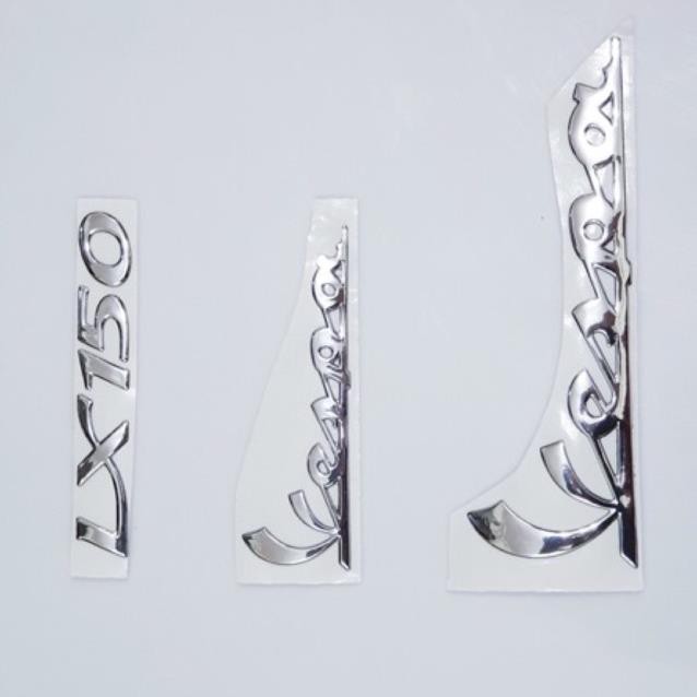 Bộ tem chữ vespa lx150, decal vespa lx150 giá trọn 1 bộ