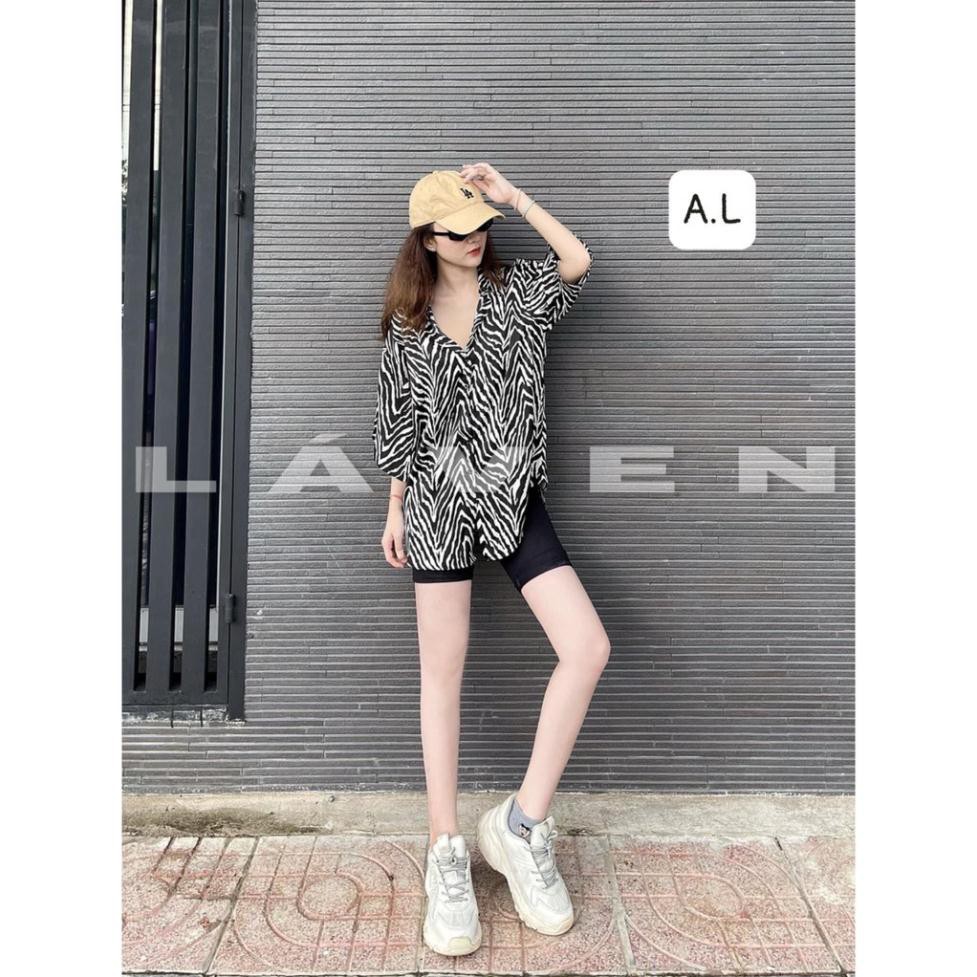 [ Hàng Đẹp Bán Shop ] Áo sơ mi báo , sơ mi ngựa vằn tay lỡ, Sơ mi nữ tay lỡ hàng quảng châu | BigBuy360 - bigbuy360.vn