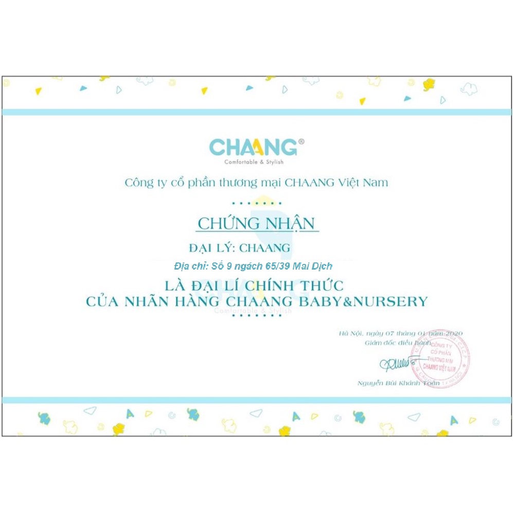 XẢ KHO Bộ cộc tay CHAANG cho bé 6-24m