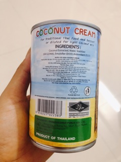 Cốt dừa Thái Lan Coconut Cream 400ml