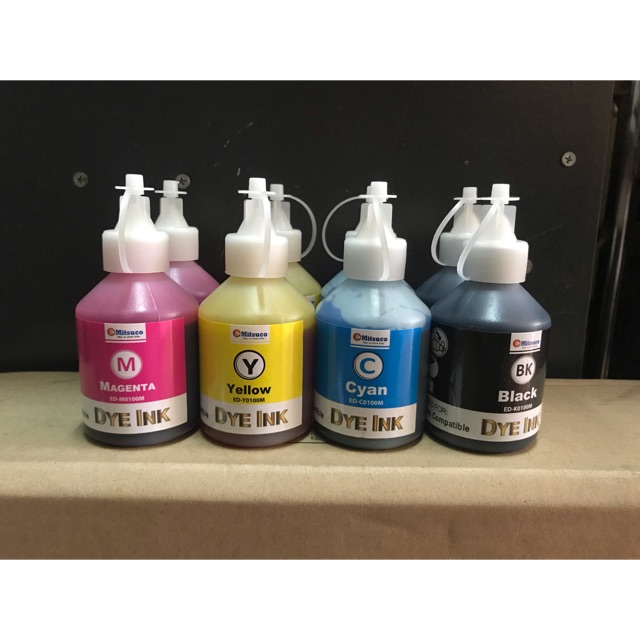 Combo 4 Chai Mực Máy in Phun Màu Canon, Epson | BigBuy360 - bigbuy360.vn