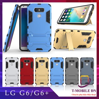 Ốp lưng LG G6/ LG G6 Plus IRON MAN chống sốc bảo vệ viền và camera kèm chống xem video tiện lợi