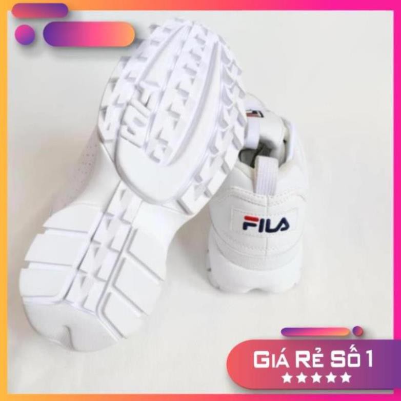 [Sale 3/3] Giày FILA Disruptor 2 Nam nữ Màu Trắng Hàng Chính Hãng NoBox - 1010262 Sale 11 -op1 " az