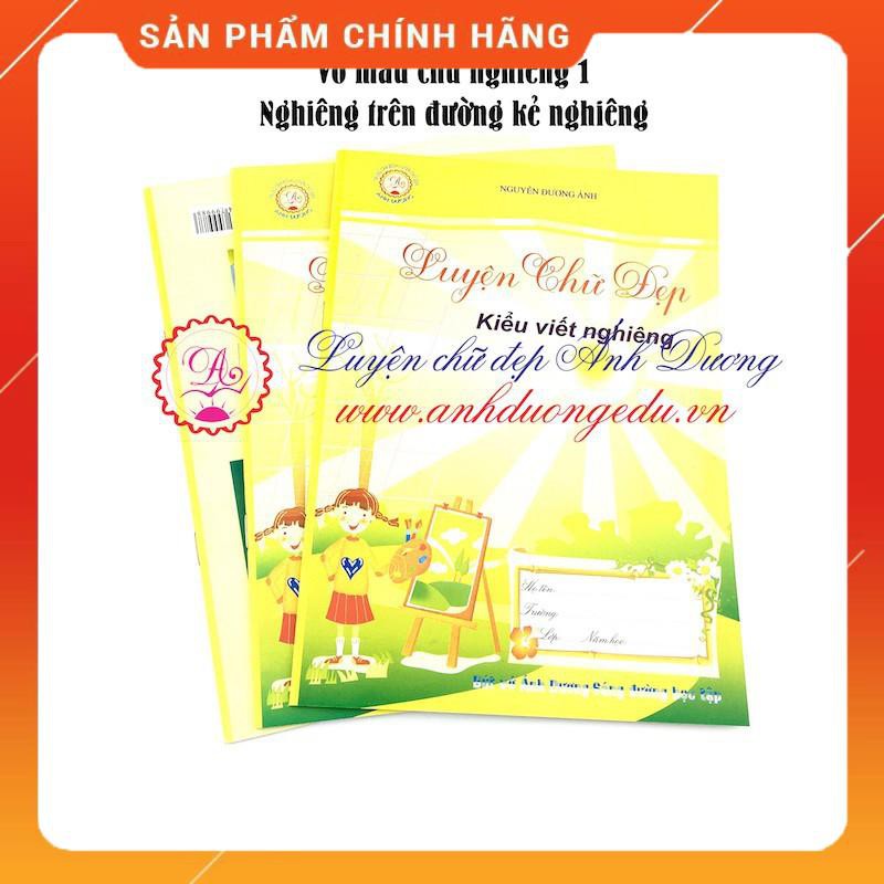 Vở nghiêng có mẫu chữ nghiêng * Bi Bon Shop
