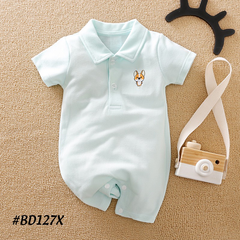 Bodysuit bé sơ sinh, áo sơ sinh cho bé từ 1 tháng đến 1 tuổi họa tiết thời trang chất liệu cotton 100% cao cấp BD127