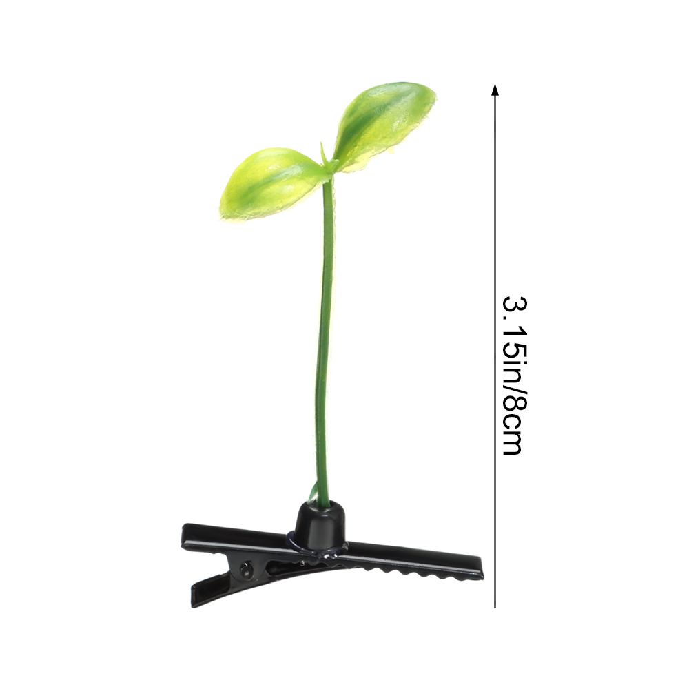 Set 10 kẹp tóc hình cây mầm mini hoạt hình dành cho bé trai gái
