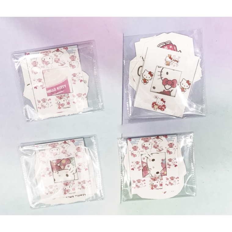 sticker kitty cắt rời size to SCI32 có bao giấy cute dễ thương bullet journal