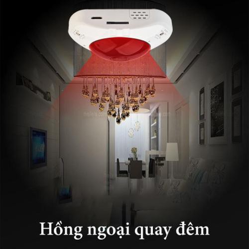 camera wifi yoose ốp trần siêu nhỏ gọn quay toàn cảnh 360 độ KÈM THẺ 64GB - 1080P - xem đêm sắc nét  . | BigBuy360 - bigbuy360.vn