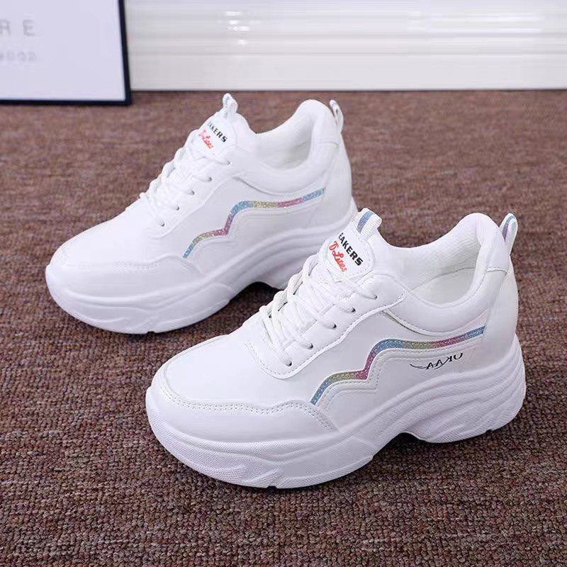 GIÀY Thể thao nữ KO độn đế 6cm chất liệu cao cấp siêu đẹp mẫu mới,sneaker nữ Hot trend, đi học | BigBuy360 - bigbuy360.vn