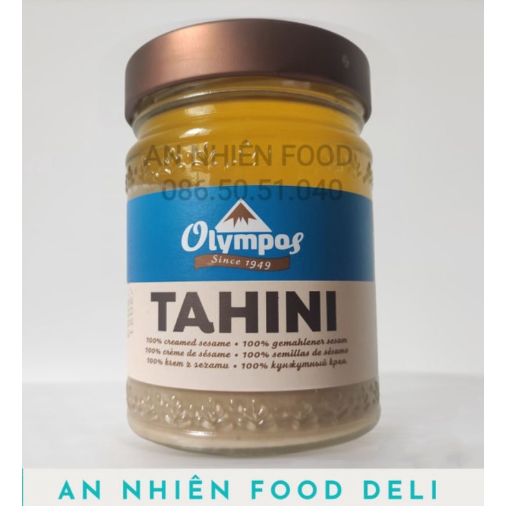 Tương Vừng Tahini Bơ Mè Olympos Lọ 300 Gram