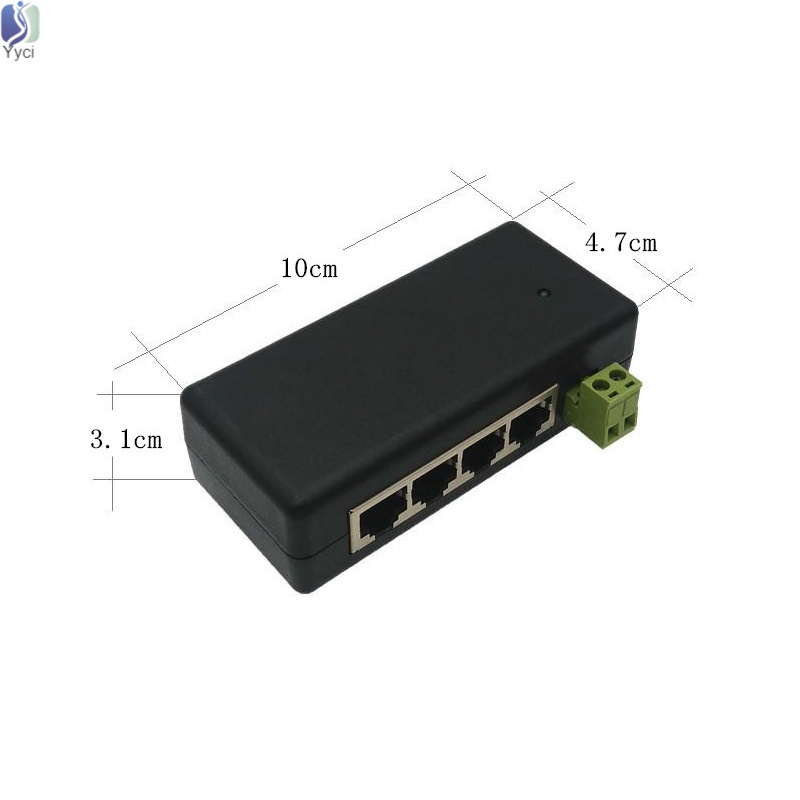Bộ nguồn POE 4 cổng tiện lợi cho camera IP 12-48V