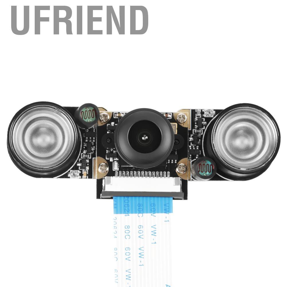 Ufriend 5 Million Pixels Night Vision 130° Viewing Angle Camera Module Board For Raspberry Pi B 3/2