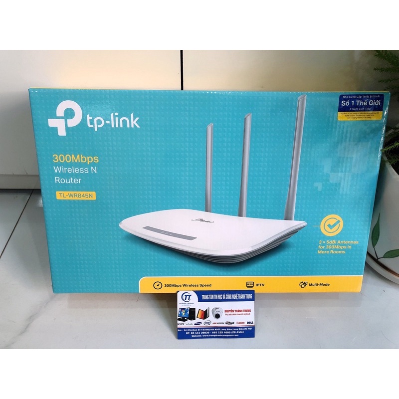 Router Wi-Fi chuẩn N 300Mbps TL-WR845N