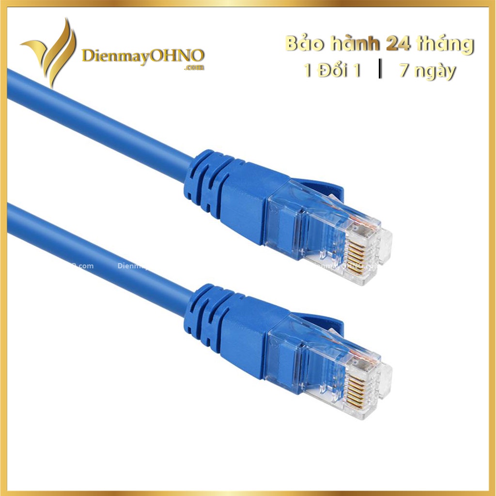 Dây Mạng Lan Dây Cáp Mạng Wifi Cap Lan Bấm Sẵn 2 Đầu 5m 10m 15m 20m - Điện Máy OHNO