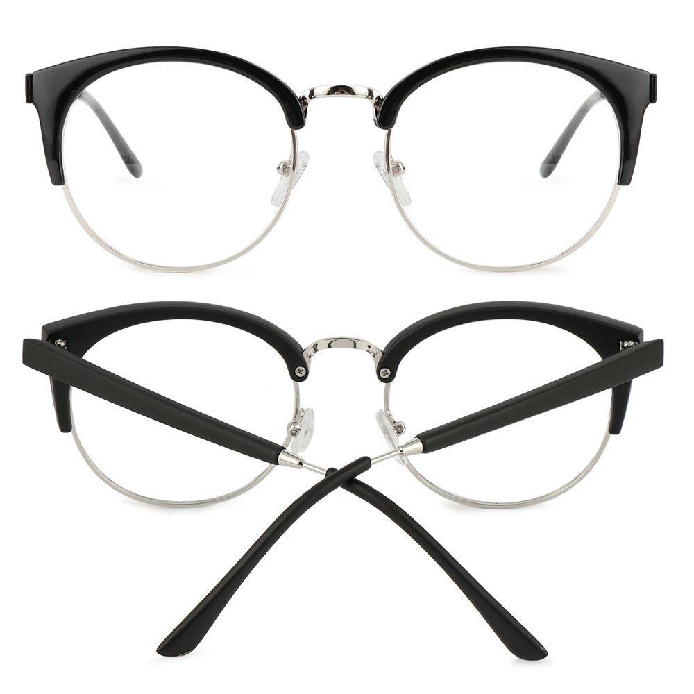 Mắt Kính Chống Mệt Mỏi Tròng Trong Suốt Thời Trang Cho Nam Và Nữ