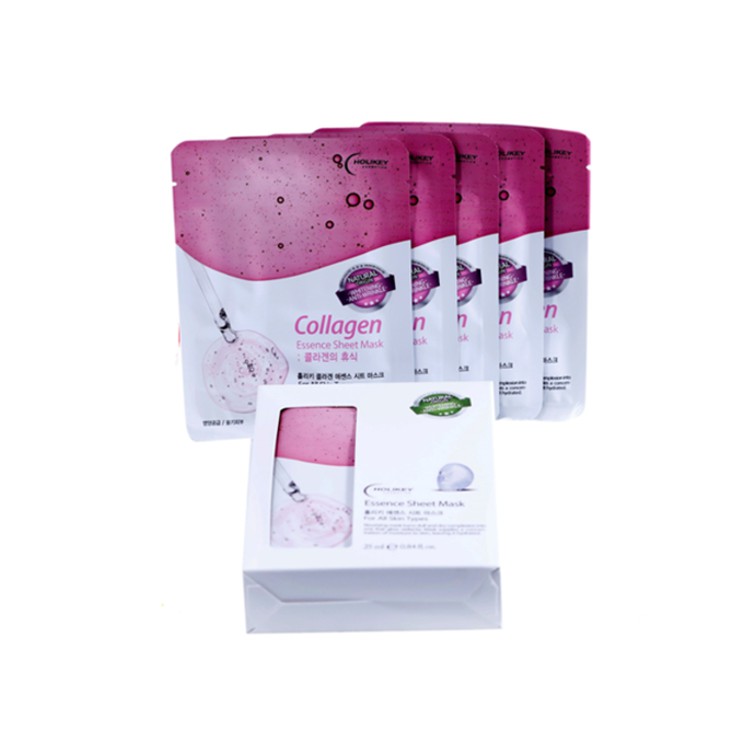 [Lẻ 1 Miếng] Mặt nạ Collagen - Mặt nạ giấy chiết xuất từ Collagen Làm Căng và Trắng Da HOLIKEY Hàn Quốc 25ml | Thế Giới Skin Care