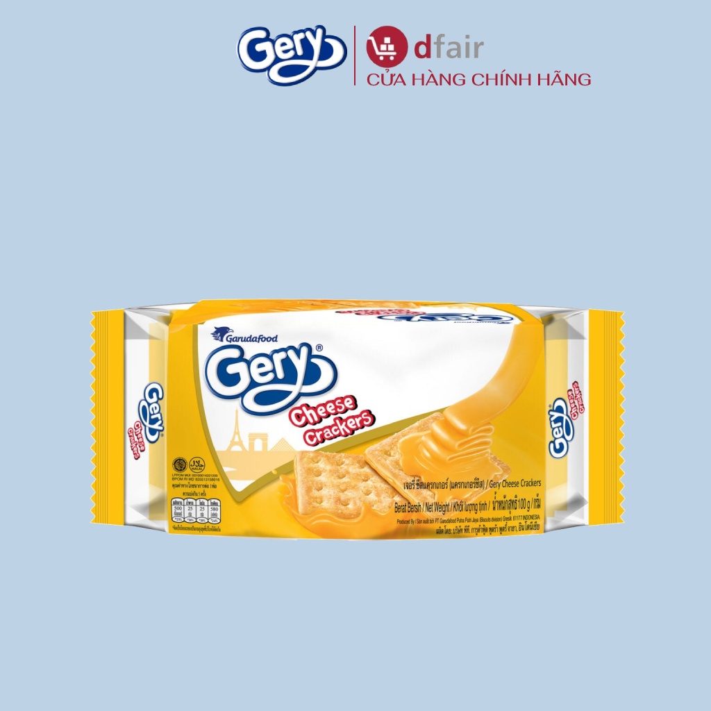 Bánh Quy Phô Mai Gery Cheese Crackers 100g