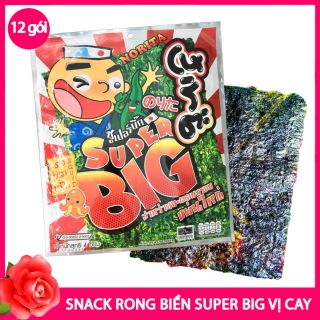 Lốc rong biển 12 GÓI Norita Seaweed vị cay và không cay