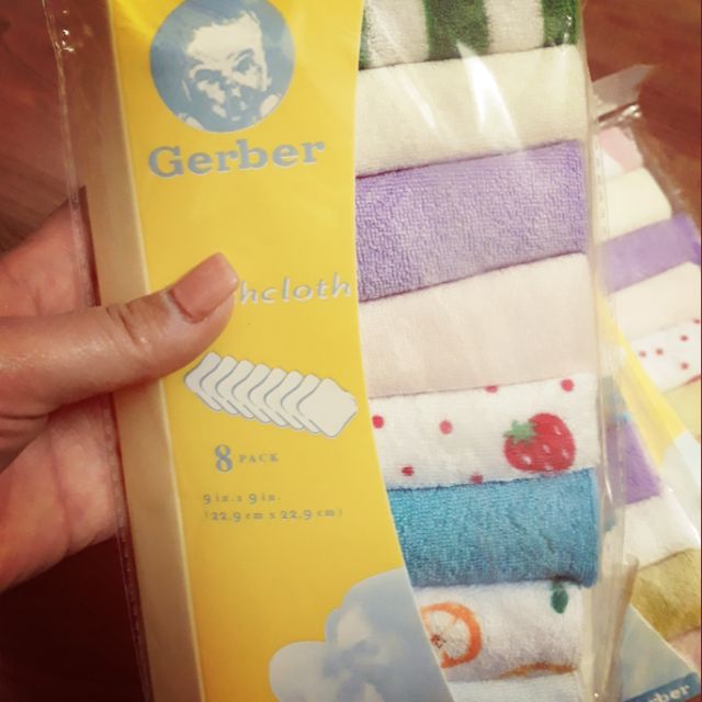 Khăn mặt gerber cho bé