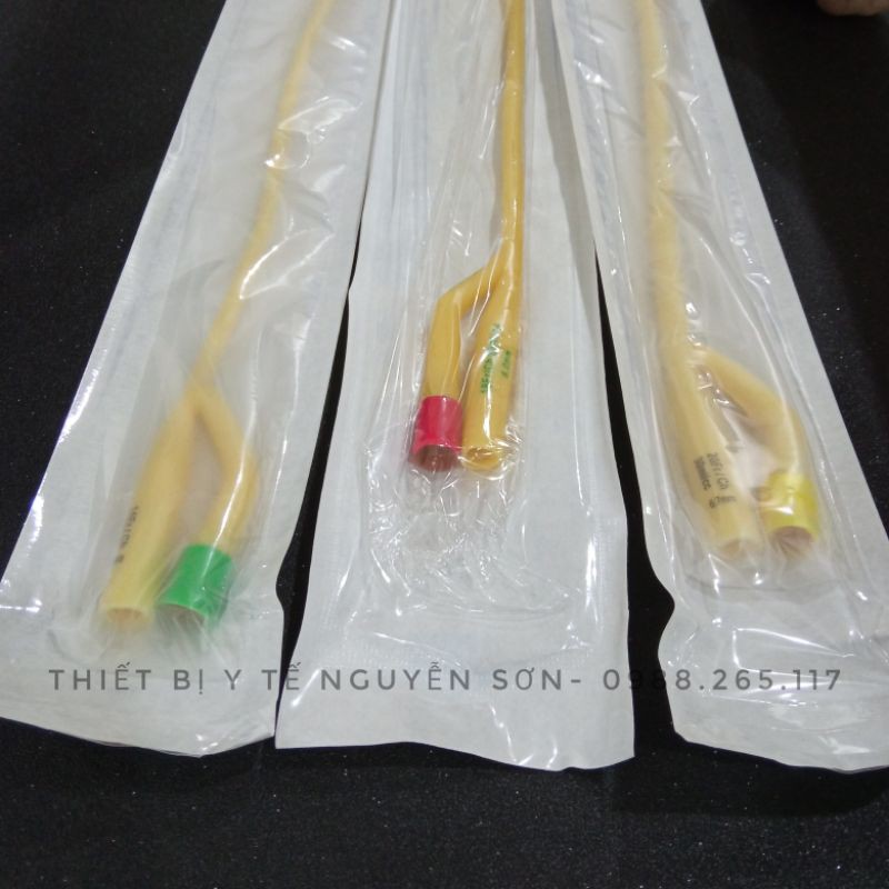Dây ống thông tiểu FOLEY 2 nhánh, dẫn lưu nước tiểu - thiết bị y tế Nguyễn Sơn
