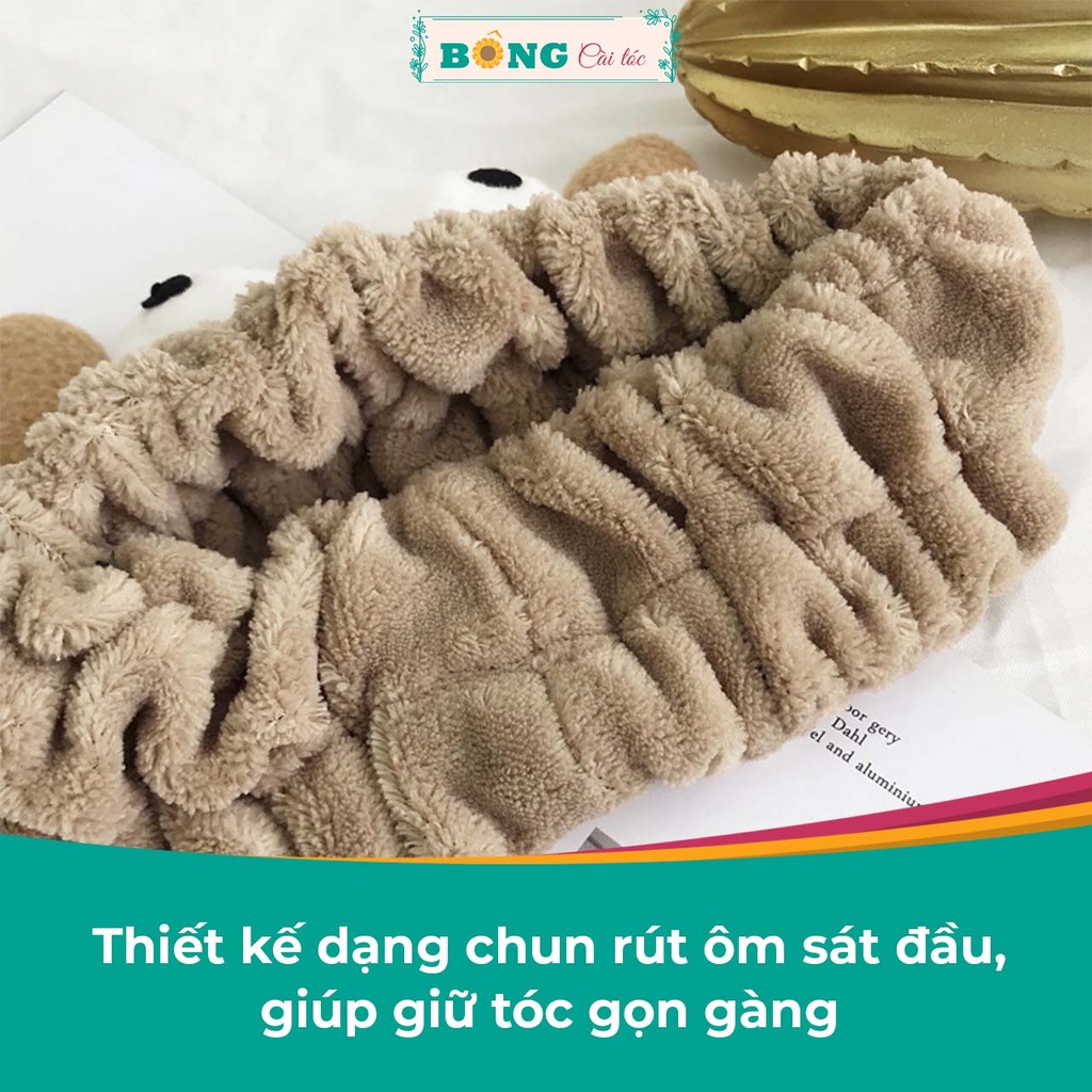 Băng đô rửa mặt hình cua màu sắc pastel phong cách Hàn Quốc BD60 - Bờm tóc BÔNG Cài Tóc
