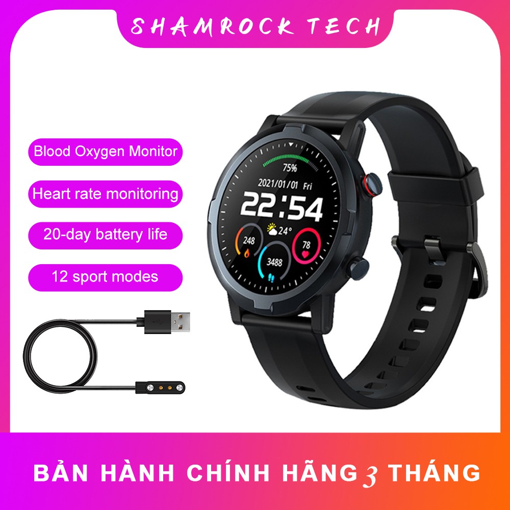 HAYLOU Đồng Hồ Vận Động Thông Minh Rt Ls05S Màu Đen