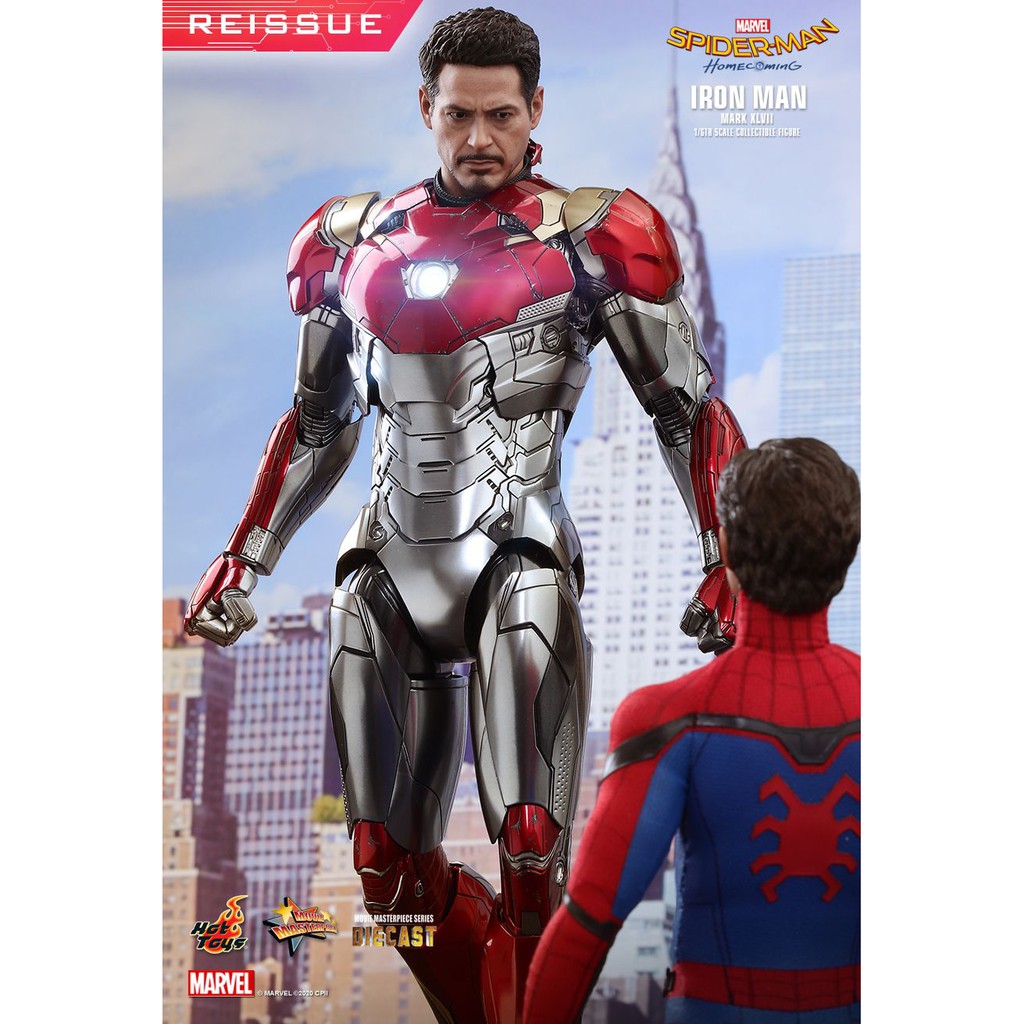 Mô hình Cao Cấp Hottoys SPIDER-MAN: HOMECOMING IRON MAN MARK 45