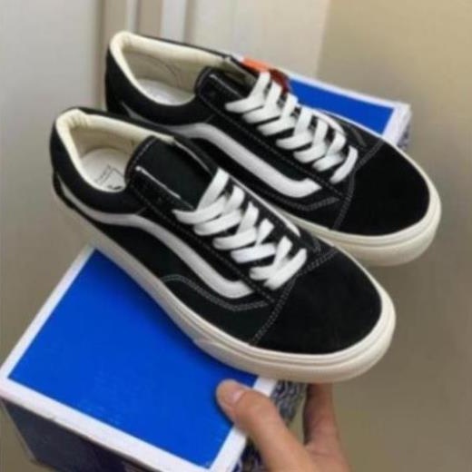 Giày Sneaker 𝐕𝐀𝐍𝐒 Vaul Đen Da Lộn Đã Hot cả thập kỷ nay